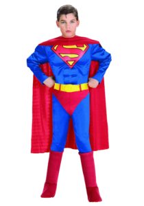super hero superman-Muscular costume